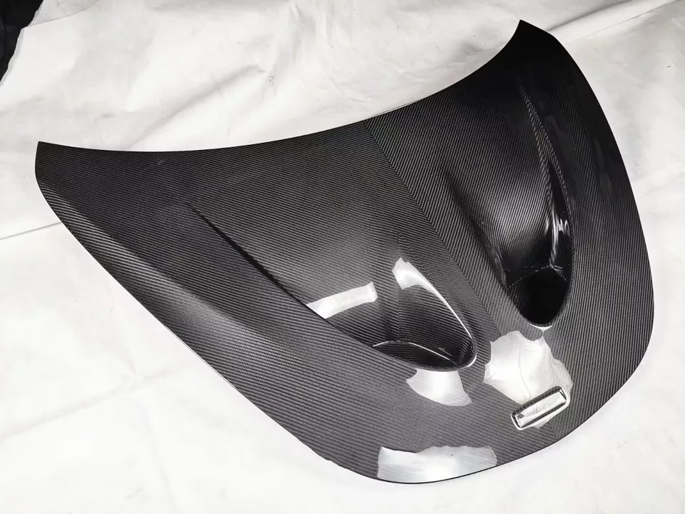 Fiber Front Bonnet Engine Hood Lid Cover For 2015-2019 Mclaren 570 Dry