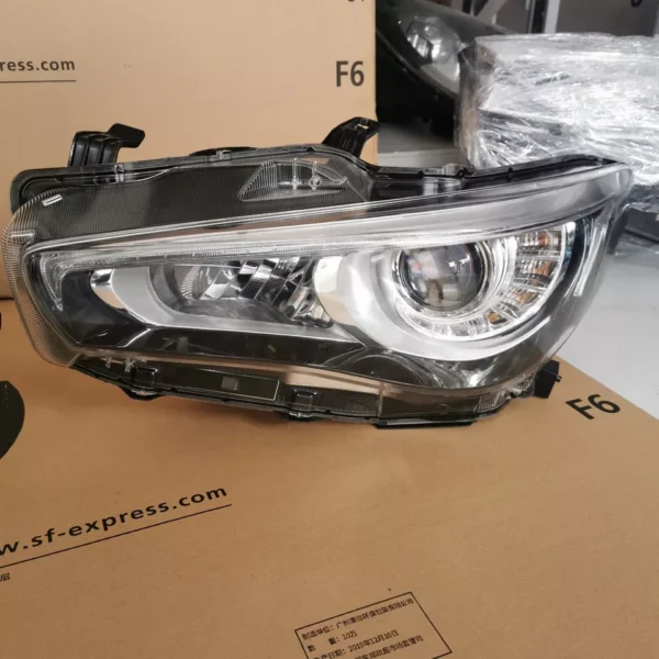 Infiniti Q50 2pcs Left & right Front EU LED Headlights With and without AFS V37 - Image 3