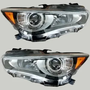 Infiniti Q50 2pcs left & Right Passenger US LED Headlights AFS