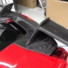CARBON FIBER REAR WING TRUNK LIP TAIL SPOILER FOR Ferrari 488 GTB MAN Style - Image 3