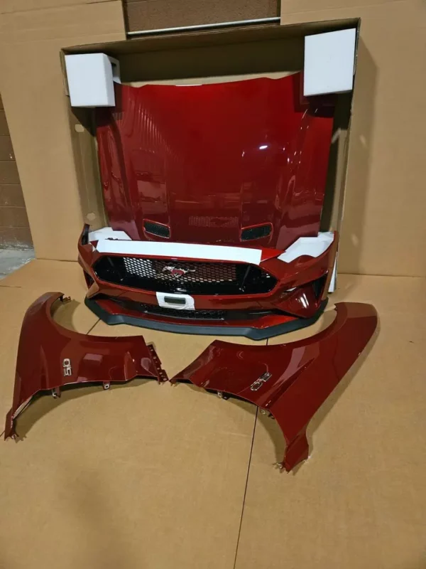 2018-2023 Ford Mustang GT Front Bumper Cover Hood Fender Set - Image 3