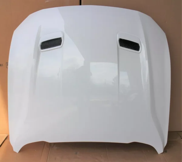 2018 - 23 Ford Mustang GT front bumper cover grille hood set Oxford white - Image 6