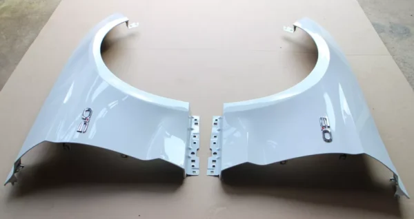 2018 - 23 Ford Mustang GT front bumper cover grille fender set Oxford White Z1 - Image 2