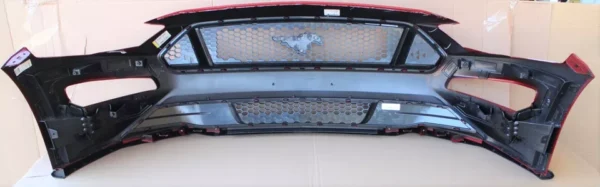 2018-23 Ford Mustang GT front bumper cover grille set Rapid Lucid Red D4 - Image 4