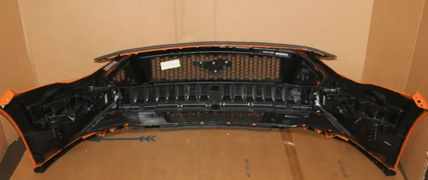 2018-2022 Ford Mustang GT Front Bumper W/ Fog Lights - Twister Orange FM 200 OEM - Image 4