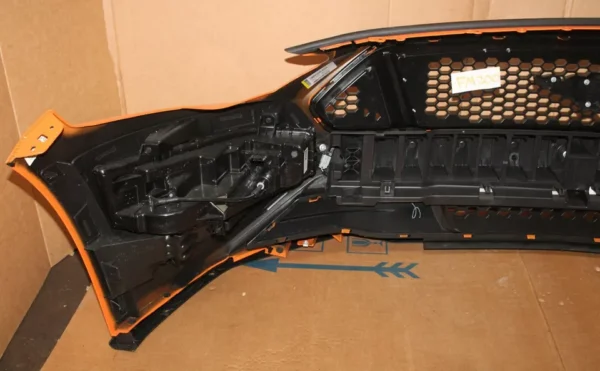 2018-2022 Ford Mustang GT Front Bumper W/ Fog Lights - Twister Orange FM 200 OEM - Image 3
