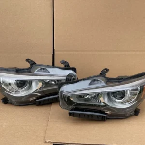 2014 2015 2016 2017 Headlight for Infiniti Q50 Q50S LH + RH LED AFS Adaptive!