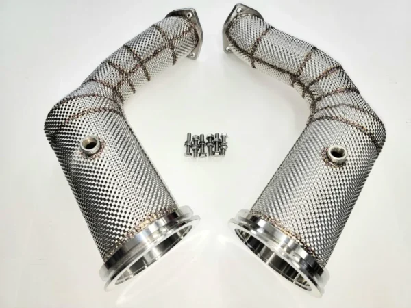 LAMBORGHINI URUS 4.0 LITRE HIGH FLOW RACE DOWNPIPES WITH HEAT SHIELD 2018+