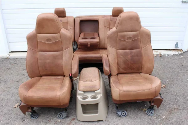 99-2010 FORD F250 F350 KING RANCH LEATHER SEATS BUCKETS NICE CREW CAB 2006