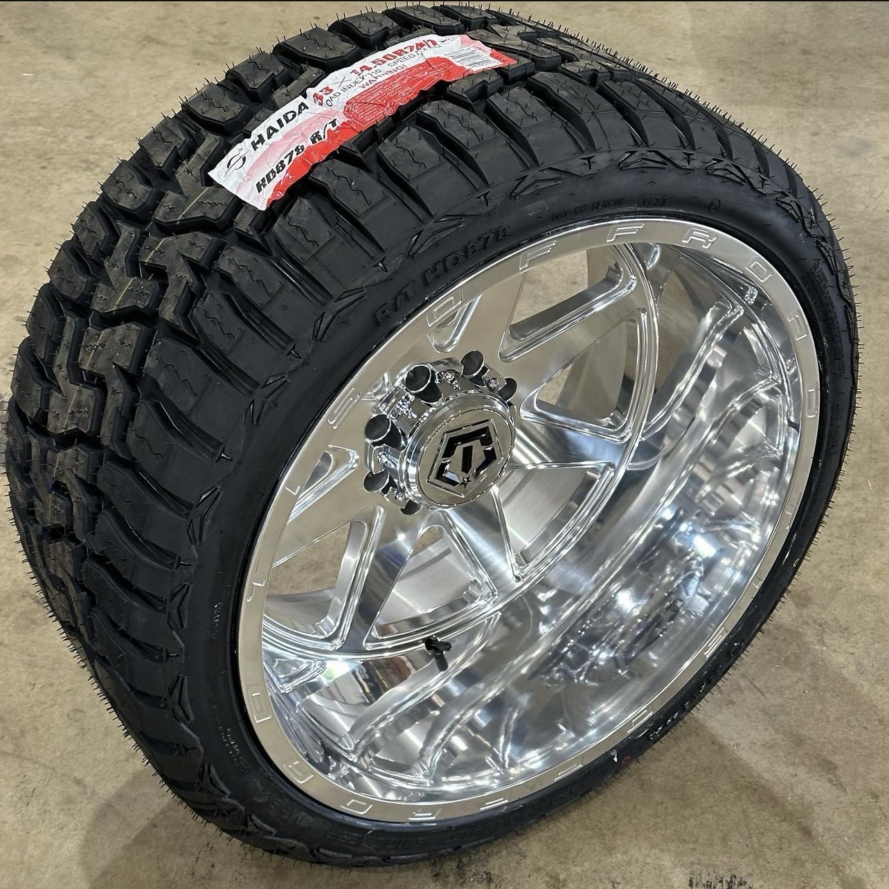 4 set of 24 inch truck wheels