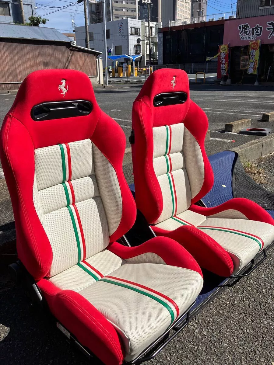 Ferrari Alcantara RECARO aftermarket custom seat F360Ferrari Alcantara RECARO aftermarket custom seat F360