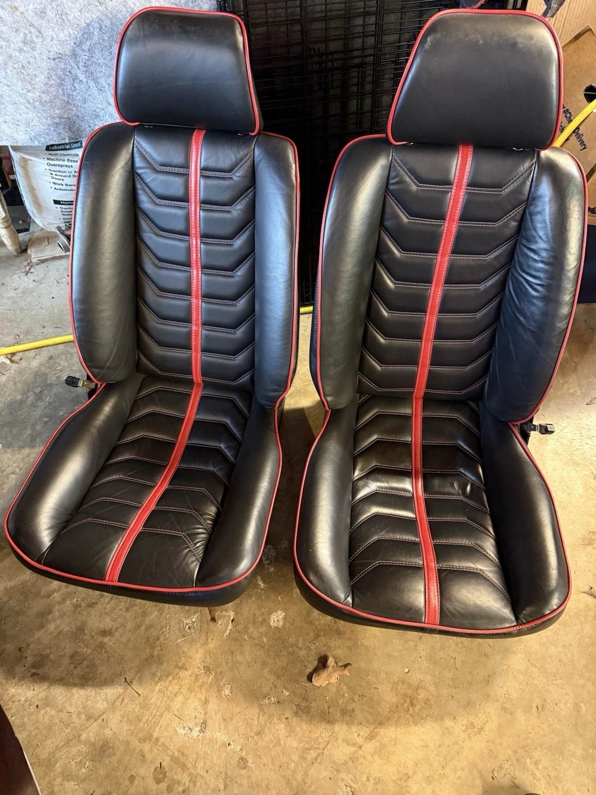 Ferrari 308 GTS GTB GTSi GTBi OEM Seats With Hinges And Headrests Used Original