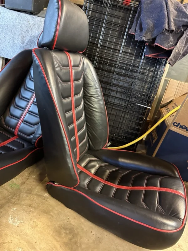 Ferrari 308 GTS GTB GTSi GTBi OEM Seats With Hinges And Headrests Used Original - Image 9