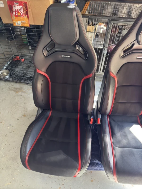 14-19 MERCEDES CLA45 GLA45 AMG C117 FRONT LEFT RECARO /AMG SEAT ASSEMBLY 250 - Image 15