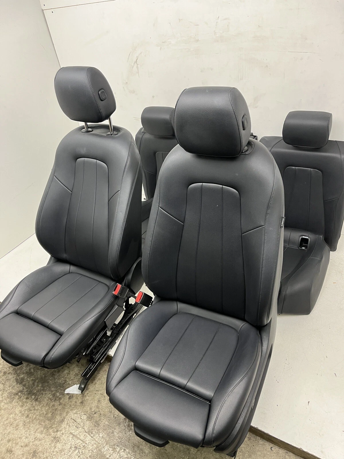 2019-2023 MERCEDES A220 W177 FRONT AND REAR BLACK SEATS SET OEM