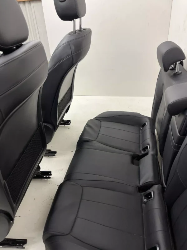 2019-2023 MERCEDES A220 W177 FRONT AND REAR BLACK SEATS SET OEM - Image 2