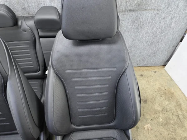 LEATHER SEAT SEATS SET FRONT REAR AMG MERCEDES W206 C43 C300 2K OEM - Image 7