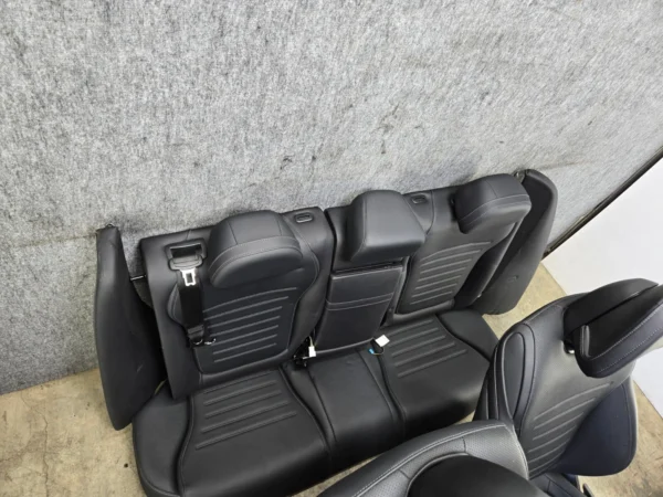 LEATHER SEAT SEATS SET FRONT REAR AMG MERCEDES W206 C43 C300 2K OEM - Image 5