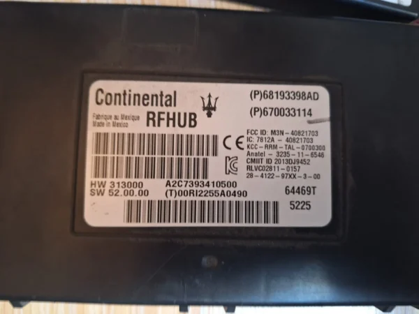 Maserati Quattroporte M156b 2016 Start Engine Ecu Complete 670031346 - Image 11