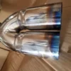 Performance Dual CatBack Exhaust Muffler System 00-05 BMW E46 M3 3.2L Burnt Tip - Image 2