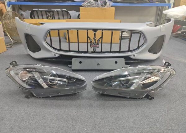 Maserati GT GranTurismo MC20 upgraded facelift tuning conversion headlight front bumper