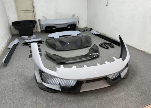 Ferrari 488 gtb spider upgrade pista carbon body kit - Image 2