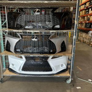 For 06-13 Lexus IS250 IS350 Conversion to 21+ F-Sport Front Bumper Painted Black