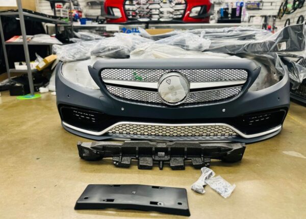 15-18 Mercedes Benz W205 C63 Front Bumper Kit For Regular C Class C300 C450 C45