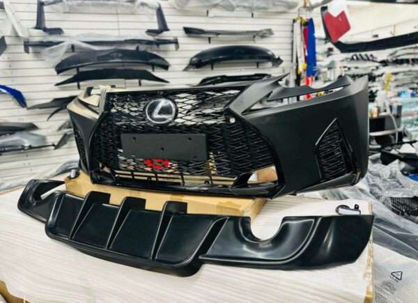 2014-2016 Lexus IS IS250 IS200t IS350 to 21 F-Sport Style Front Bumper diffuser includedPrimer bump