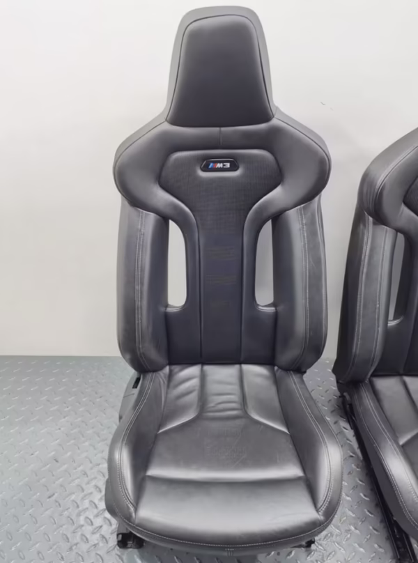 2x BMW M3 F80 Competition seats right left leather Merino black - Image 9