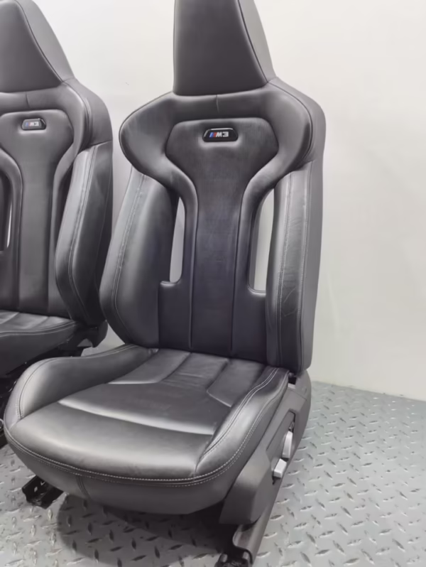 2x BMW M3 F80 Competition seats right left leather Merino black - Image 4