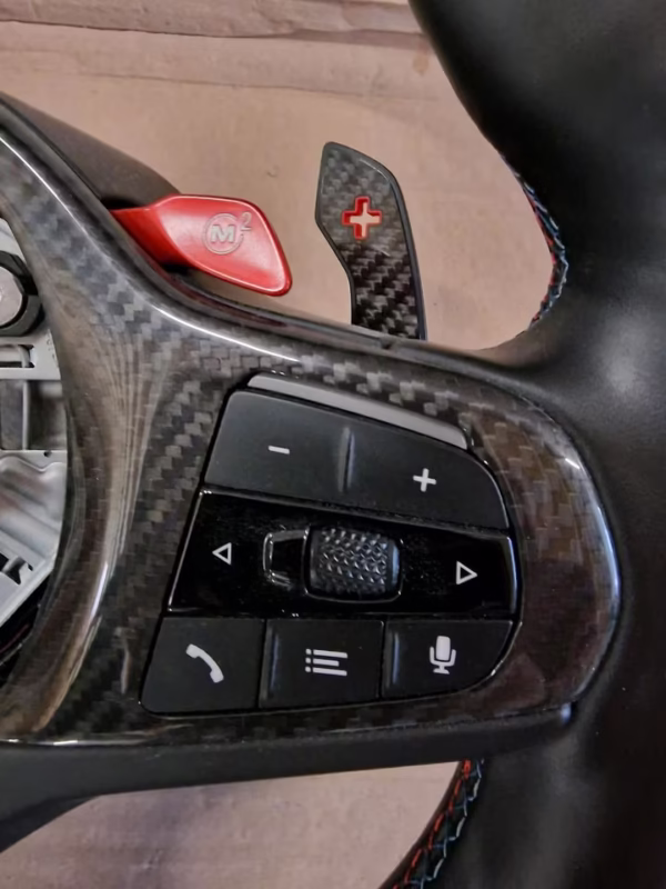 BMW M3 G80 M4 G82 G20 G22 steering wheel paddles steering wheel heating carbon - Image 7