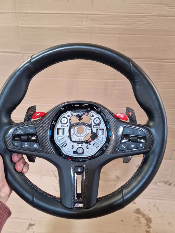 BMW M3 G80 M4 G82 G20 G22 steering wheel paddles steering wheel heating carbon - Image 2