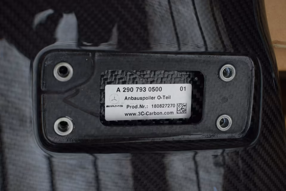 Original Mercedes X290 GT 4 Door Carbon Spoiler Rear Spoiler AMG - Image 2