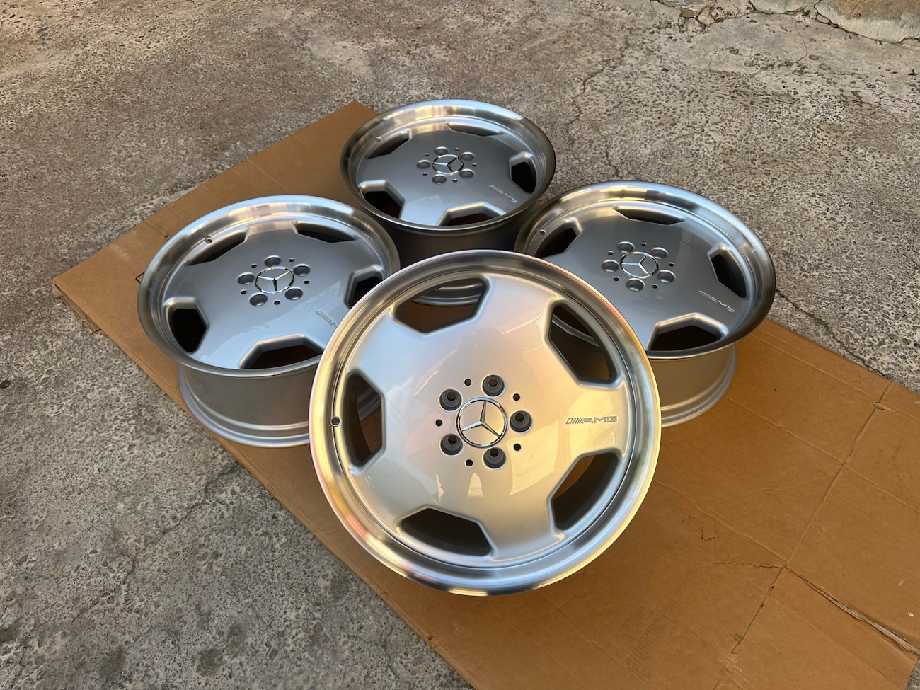 W140 18″ AMG Aero II Monoblock Wheels