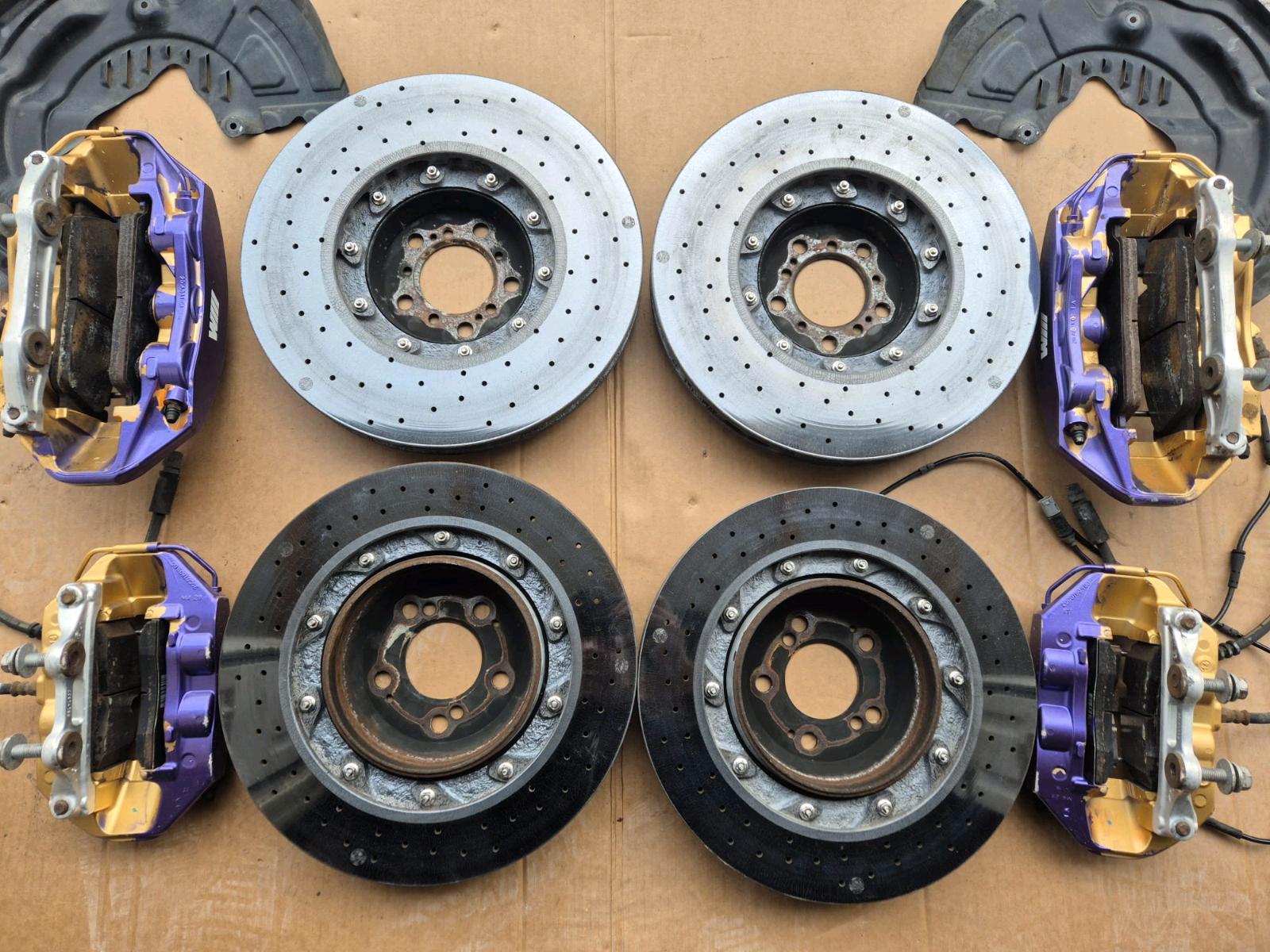 BMW F80/F82/M2 Competition Ceramic Brakes — Complete Discs, Pads, Calipers