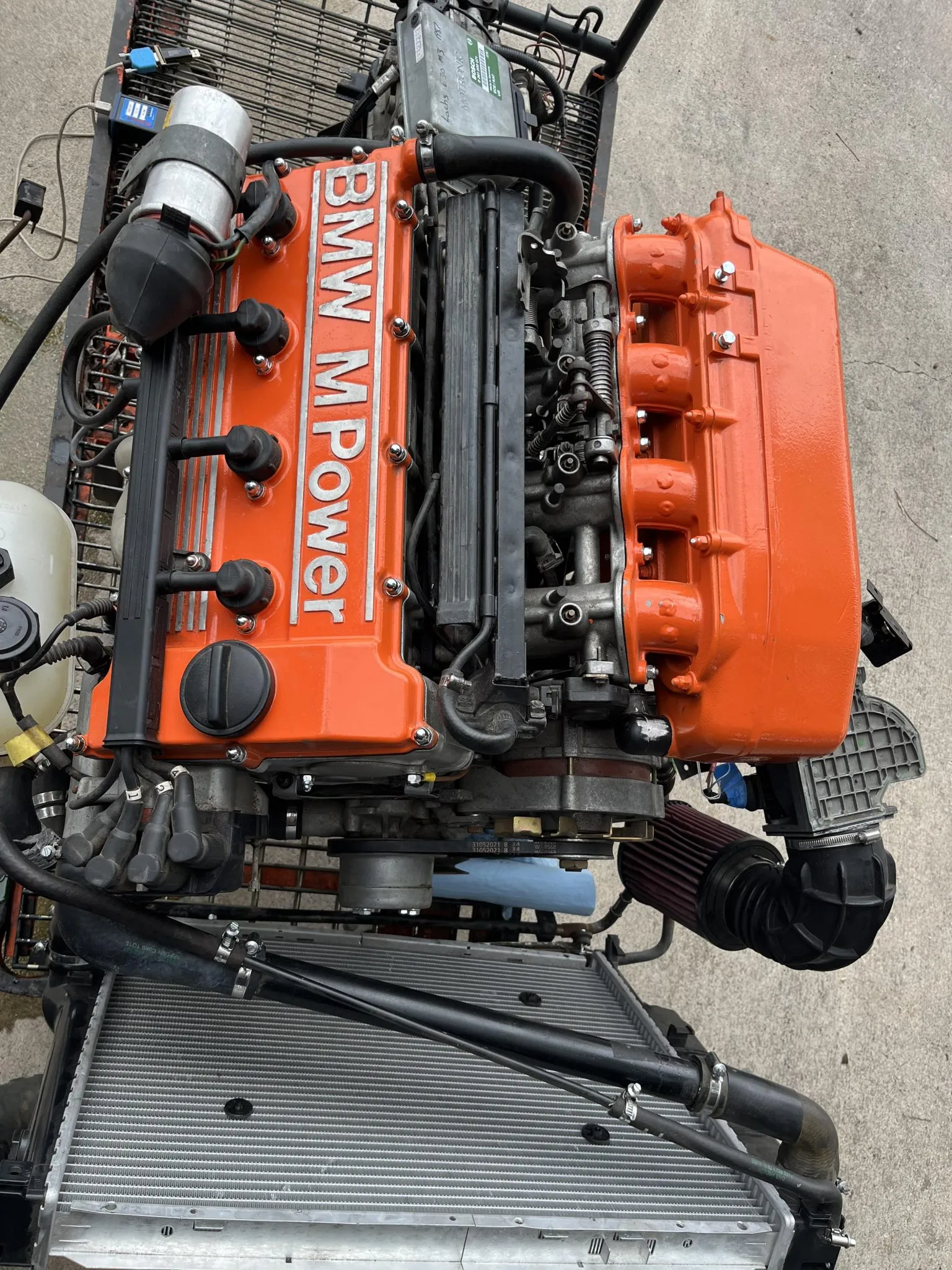 BMW S14 2.5L Engine and Getrag 5-Speed Gearbox Modified for BMW 2002