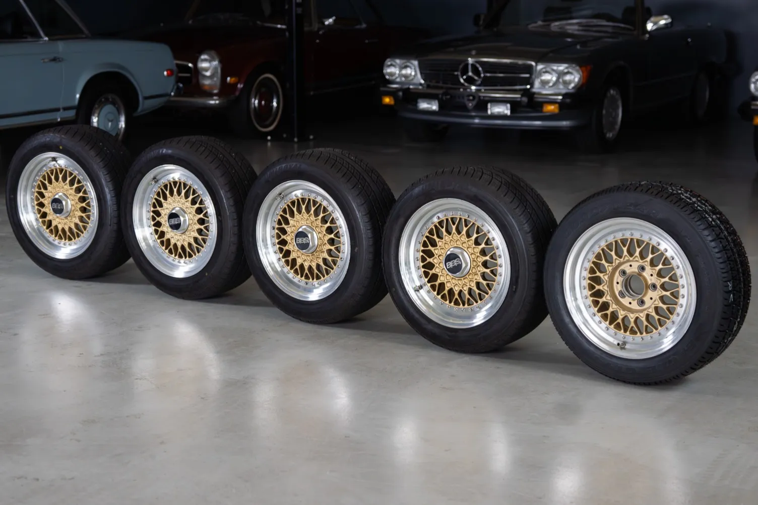 Set of Five 16×8″ BBS RS for Mercedes-Benz - Image 18