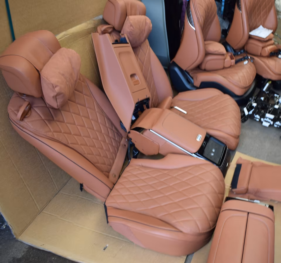 Mercedes w223 S Class Seats Leather Seats Single Seats AMG - Image 8