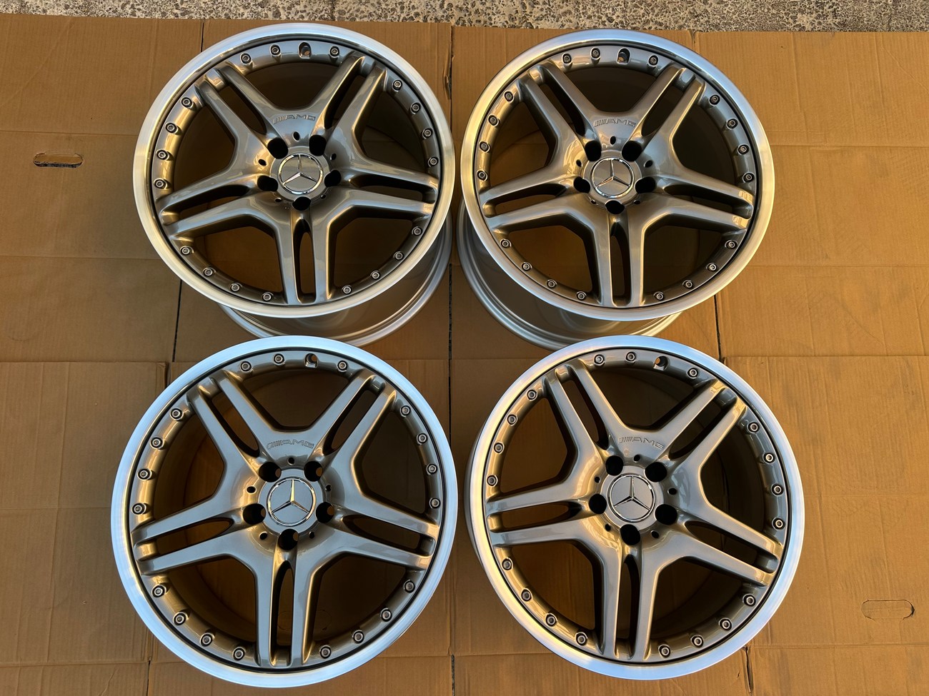 Staggered 2-Piece 19" Cromodora AMG Wheels - Image 12