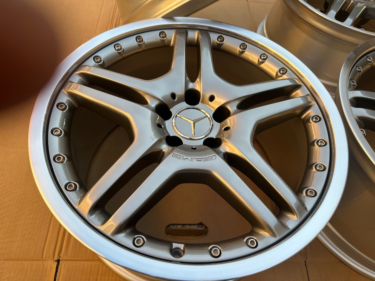 Staggered 2-Piece 19" Cromodora AMG Wheels - Image 4