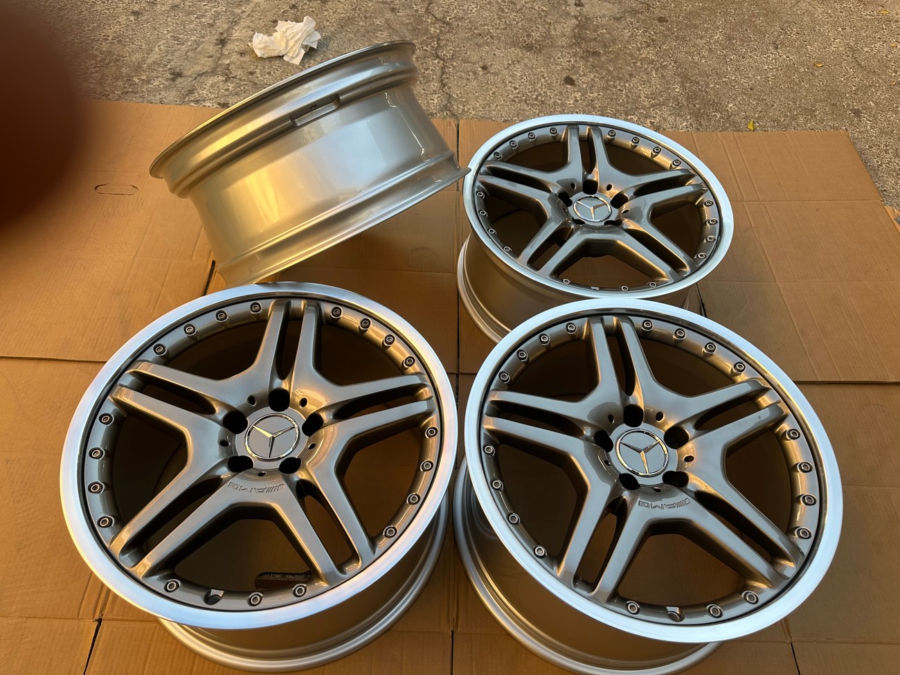 Staggered 2-Piece 19" Cromodora AMG Wheels - Image 9