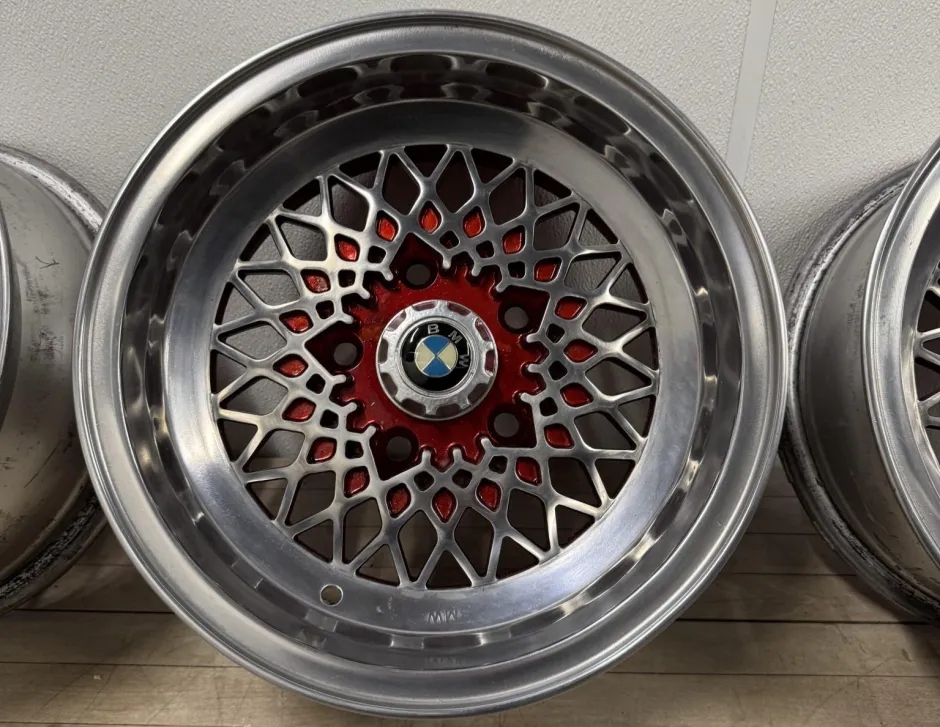 14×7″ Mahle Basketweave Wheels for BMW 3.0 CSL - Image 11