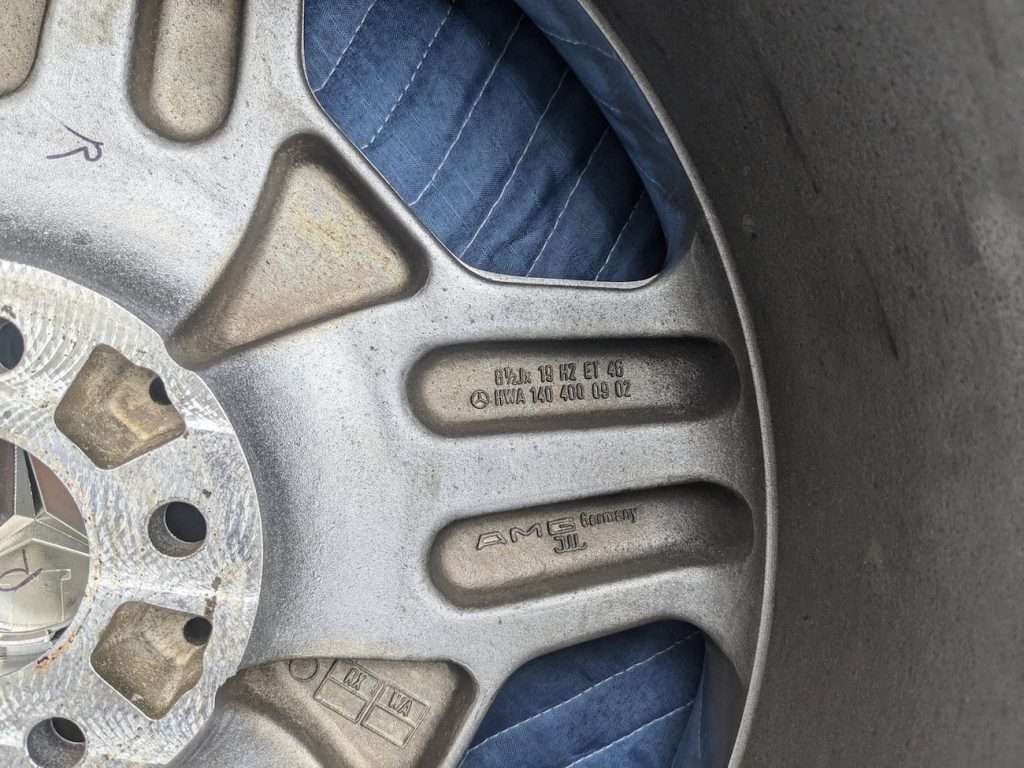 Staggered 19″ AMG Aero II Monoblock Wheels for W140 - Image 3