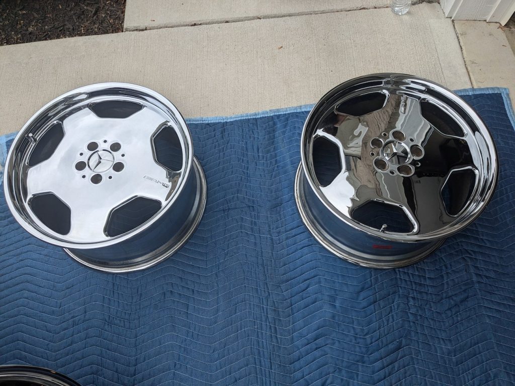 Staggered 19″ AMG Aero II Monoblock Wheels for W140 - Image 2