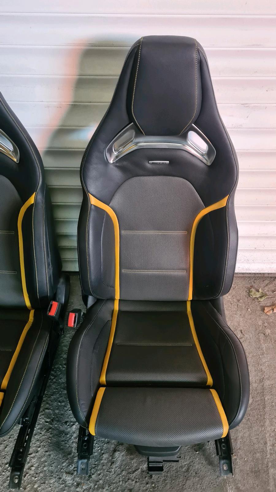 Mercedes A45 AMG Bucket Seats Interior Set – W177 – Complete – Good Condition - Image 3