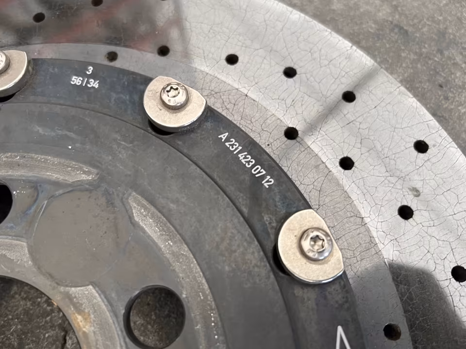 MERCEDES AMG GTR GT 190 CERAMIC CERAMIC BRAKE SYSTEM BRAKE - Image 2