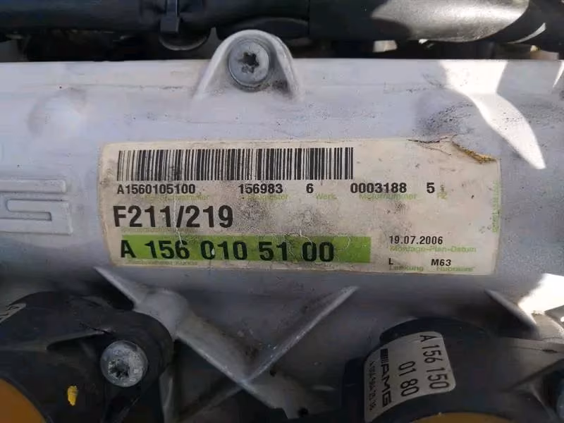 MERCEDES E63 AMG CLS63 W219 M156 V8 156.983 engine complete - Image 2