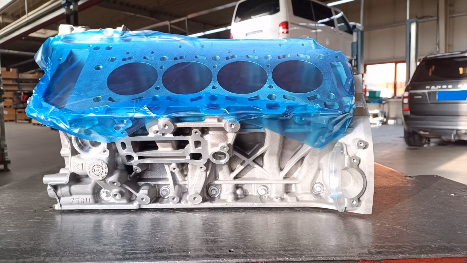 Mercedes AMG 63 4.0 liter V8 Bi Turbo M177.980 177.880 engine block - Image 7