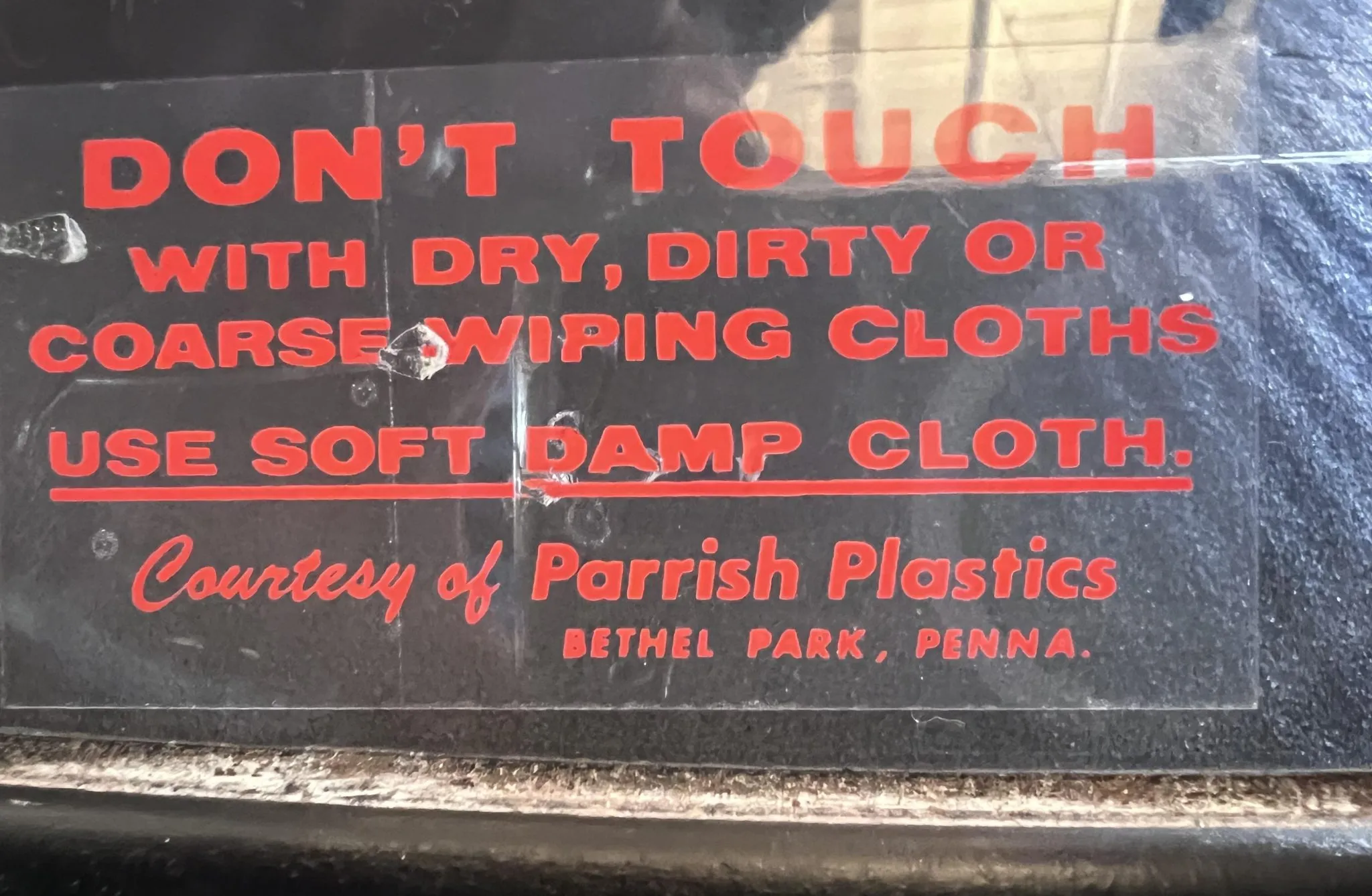 Parrish Plastics Jaguar E-Type Series III Removable Vinyl Hardtop - Image 9